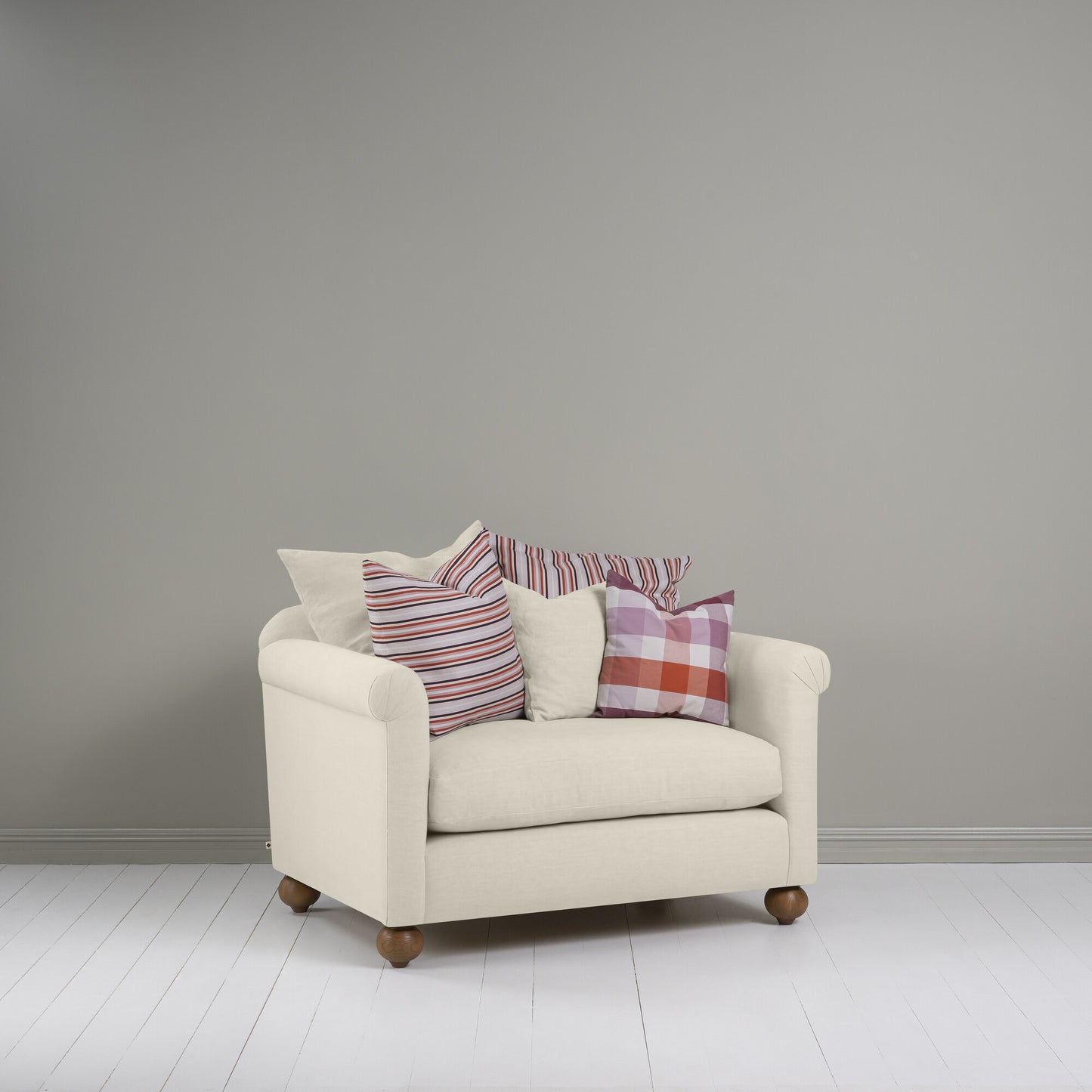 Dolittle Love Seat in Laidback Linen Dove