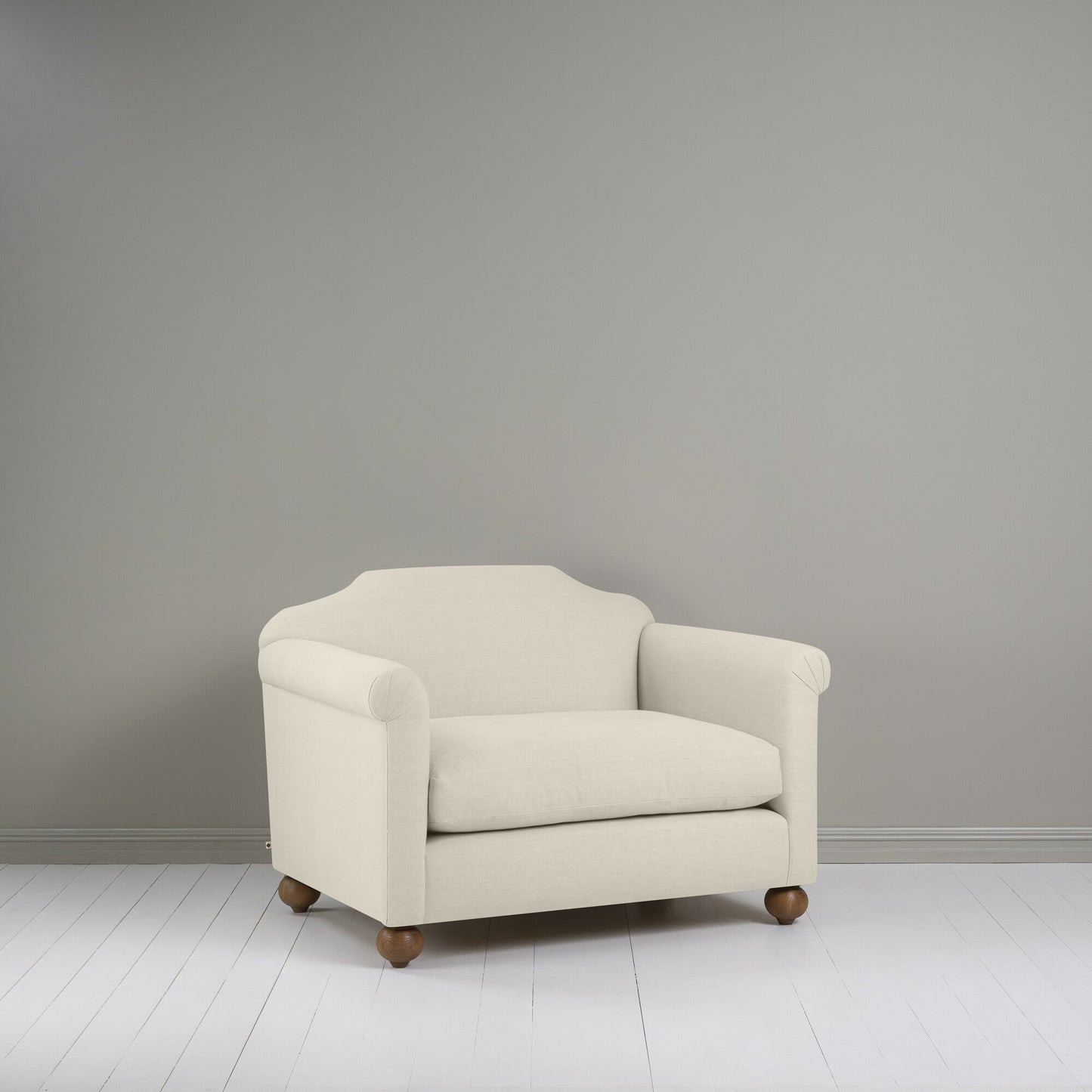 Dolittle Love Seat in Laidback Linen Dove - NiX