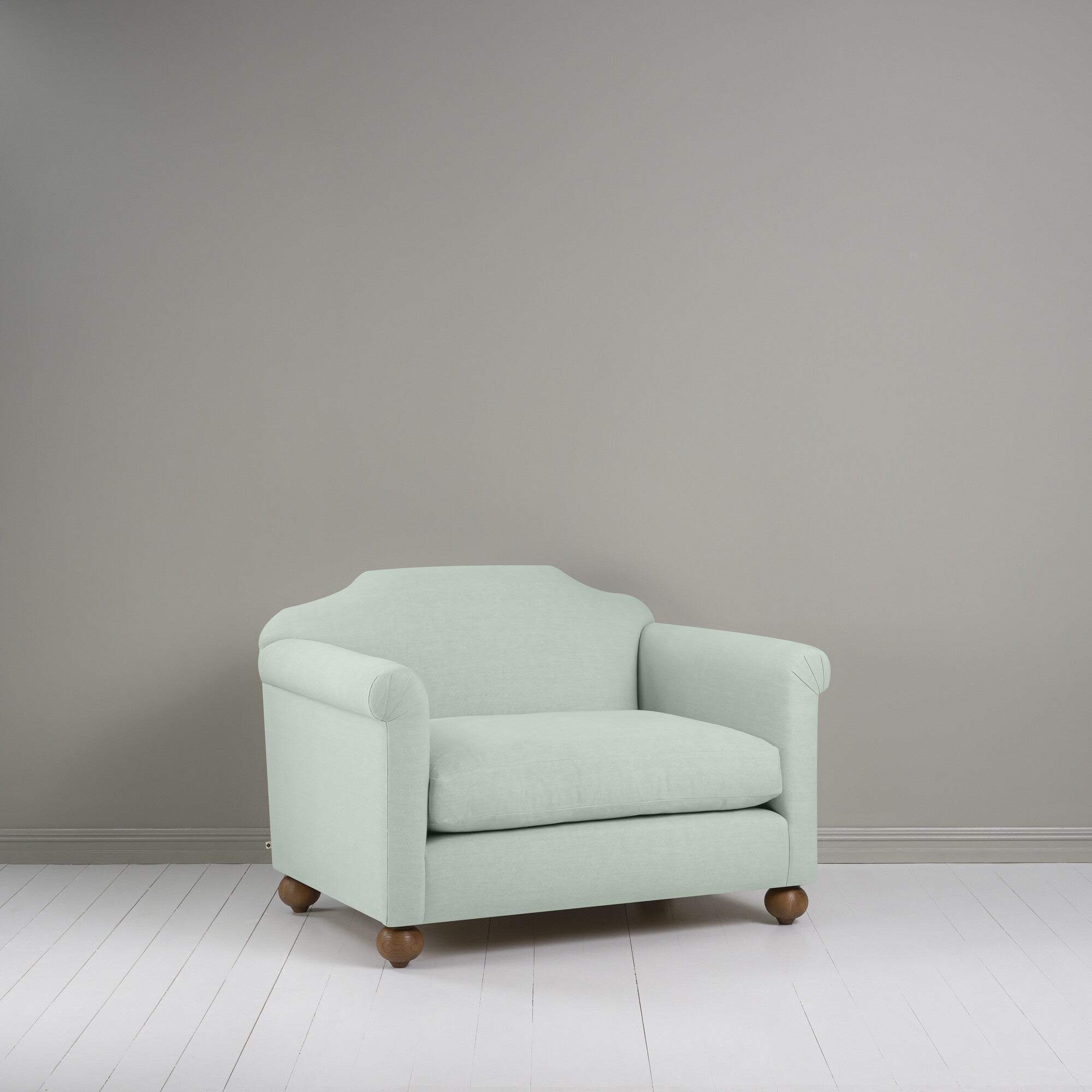  Dolittle Love Seat in Laidback Linen Sky - NiX 