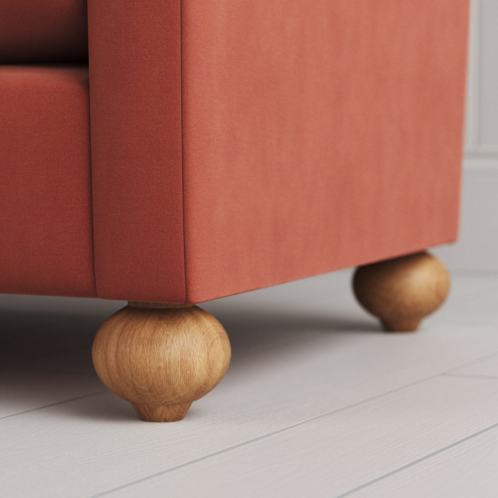  Dolittle Love Seat in Intelligent Velvet Sienna 