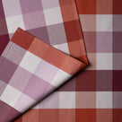  Checkmate Cotton, Berry Fabric - NiX 