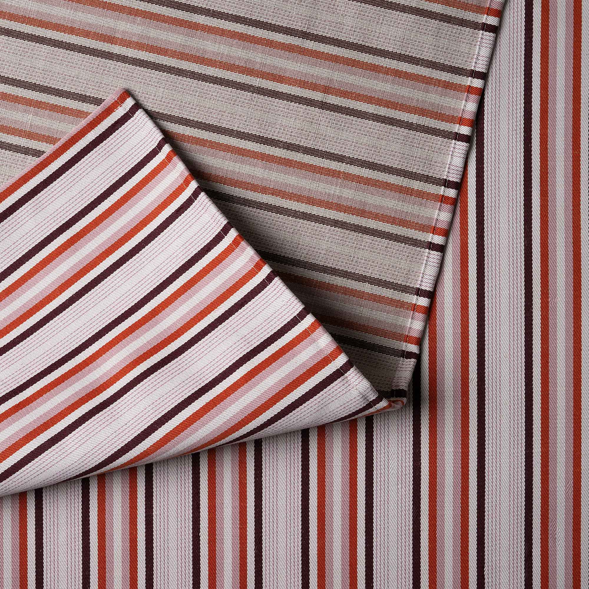  Slow Lane Cotton Linen, Berry, Fabric - Nicola Harding 