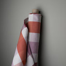  Checkmate Cotton, Berry Fabric Roll - Nicola Harding 