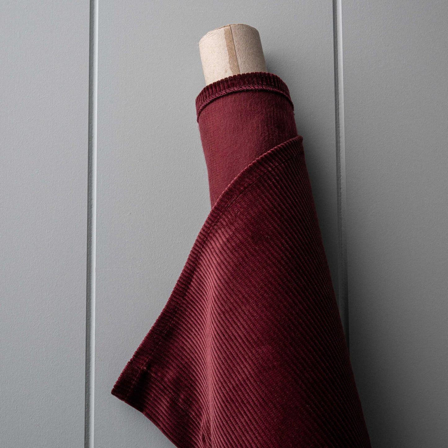 Heavy-weight Organic Cotton, Classic Corduroy Cherry