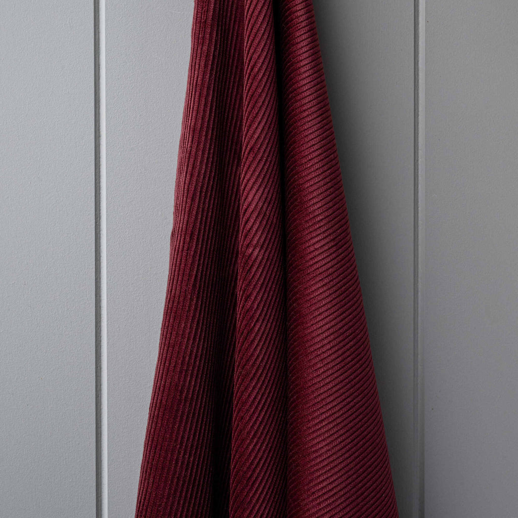 Heavy-weight Organic Cotton, Classic Corduroy Cherry 