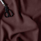  Laidback Linen Fabric in Damson Color With Scissor - NiX 