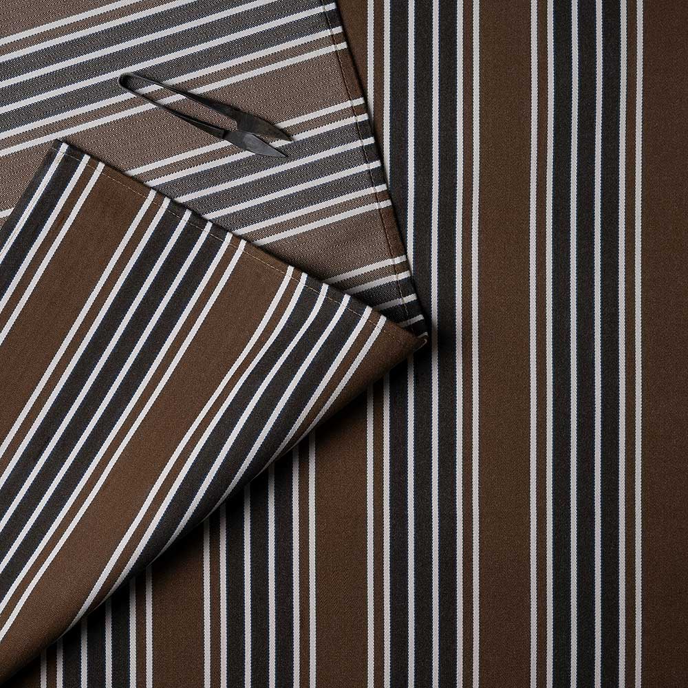  Mid-weight Organic Cotton, Regatta Charcoal, Fabric With a Clipper - NiX By Nicola Harding & Co. 