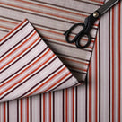  Slow Lane Cotton Linen, Berry Fabric With Scissor - Nicola Harding & Co. 