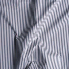  Mid-weight Organic Cotton, Ticking Aqua Brown, Fabric - NiX 