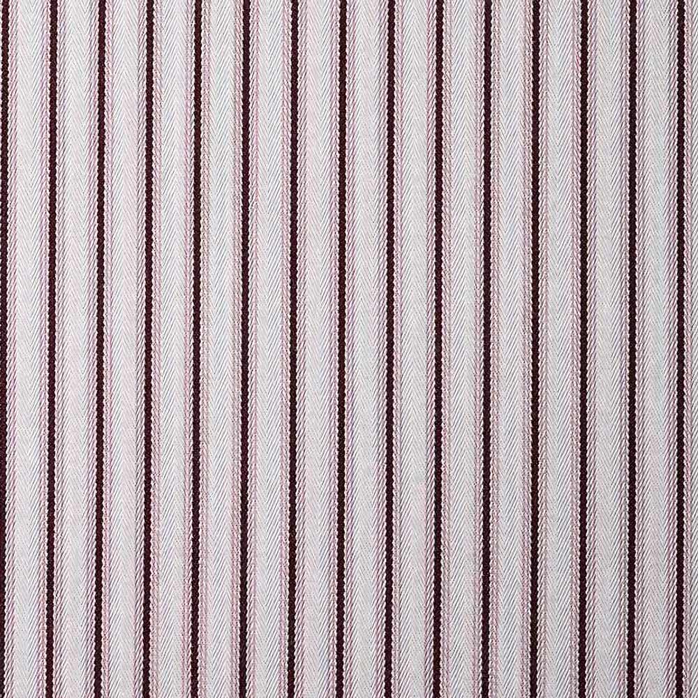 Fabric Texture of Organic Cotton, Ticking Berry - By NiX