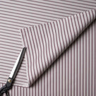  Ticking Cotton, Berry Fabric With Scissor - By NiX 