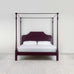 image of Folly Four Poster Bed in Plum