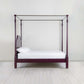 Folly Four Poster Bed in Plum