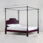 Folly Four Poster Bed in Plum