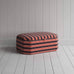 image of Hither Hexagonal Storage Ottoman in Regatta Cotton, Flame