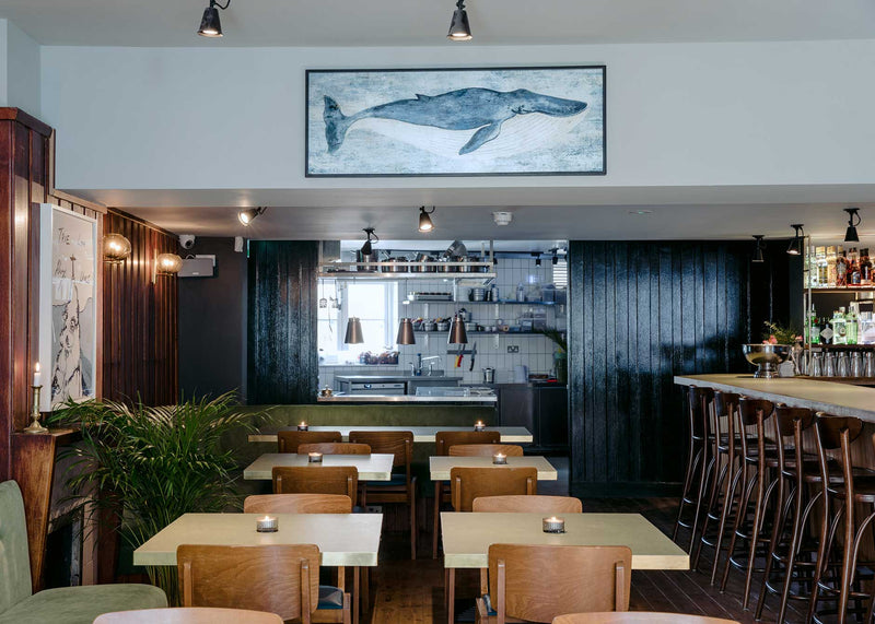 Dining Area of The Rose Hotel  Designed by Nicola Harding & Co.