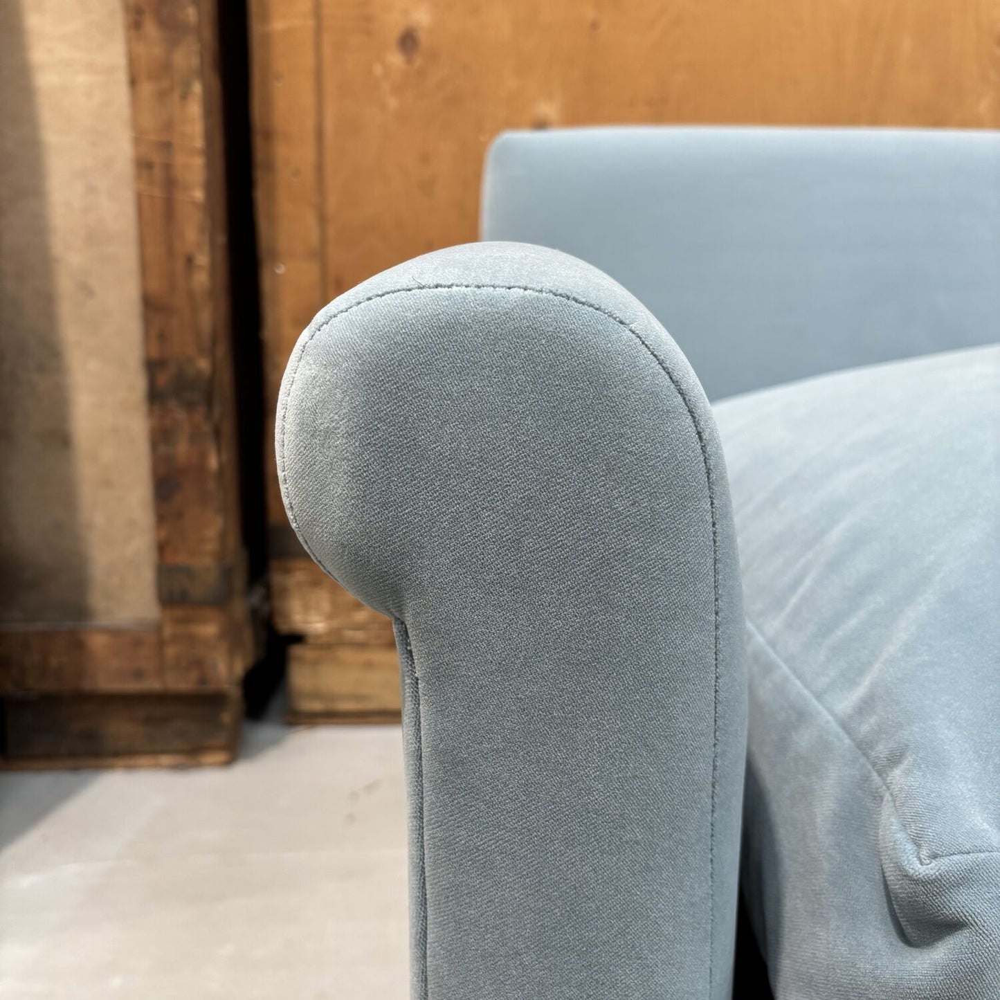 Photosample - Idler 4 seater sofa in Intelligent Velvet Mineral