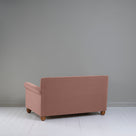  Idler 2 Seater Sofa in Intelligent Velvet Dusky Pink Back View - Nicola Harding 