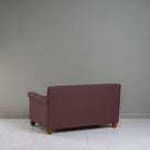  Idler 2 Seater Sofa in Laidback Linen Damson Back View - Nicola Harding 
