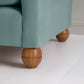 Idler Armchair in Intelligent Velvet Mineral