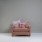  Loveseat in Velvet Dusky Pink With Cushions - Nicola Harding & Co. 