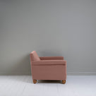  Loveseat in Velvet Dusky Pink. Side View - Nicola Harding 