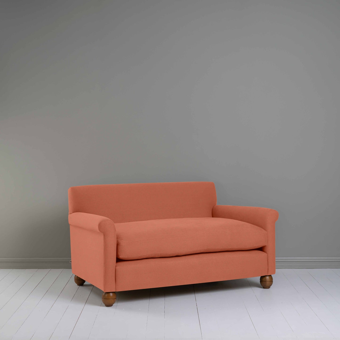 Idler 2 Seater Sofa in Laidback Linen Cayenne