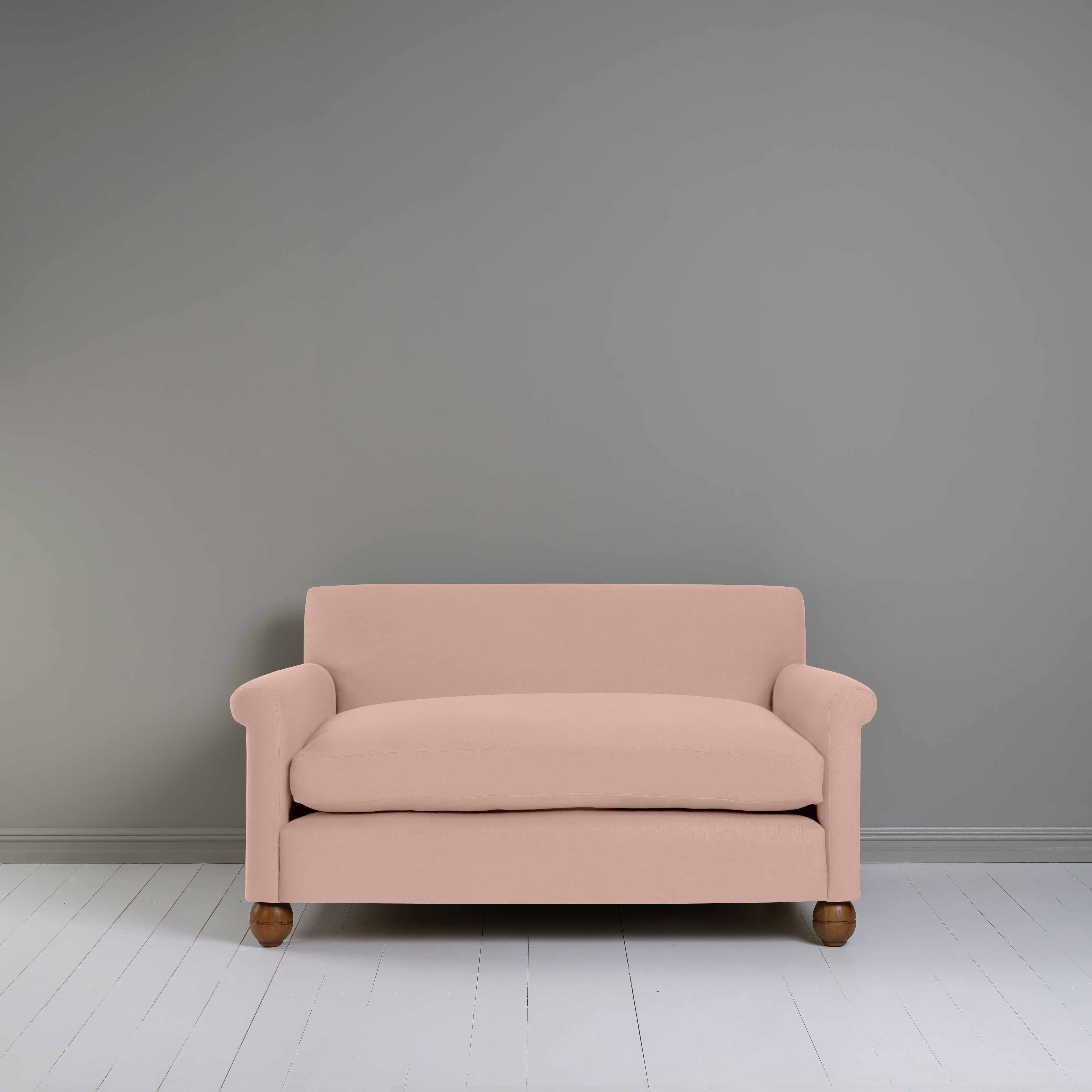  Idler 2 Seater Sofa in Laidback Linen Dusky Pink 