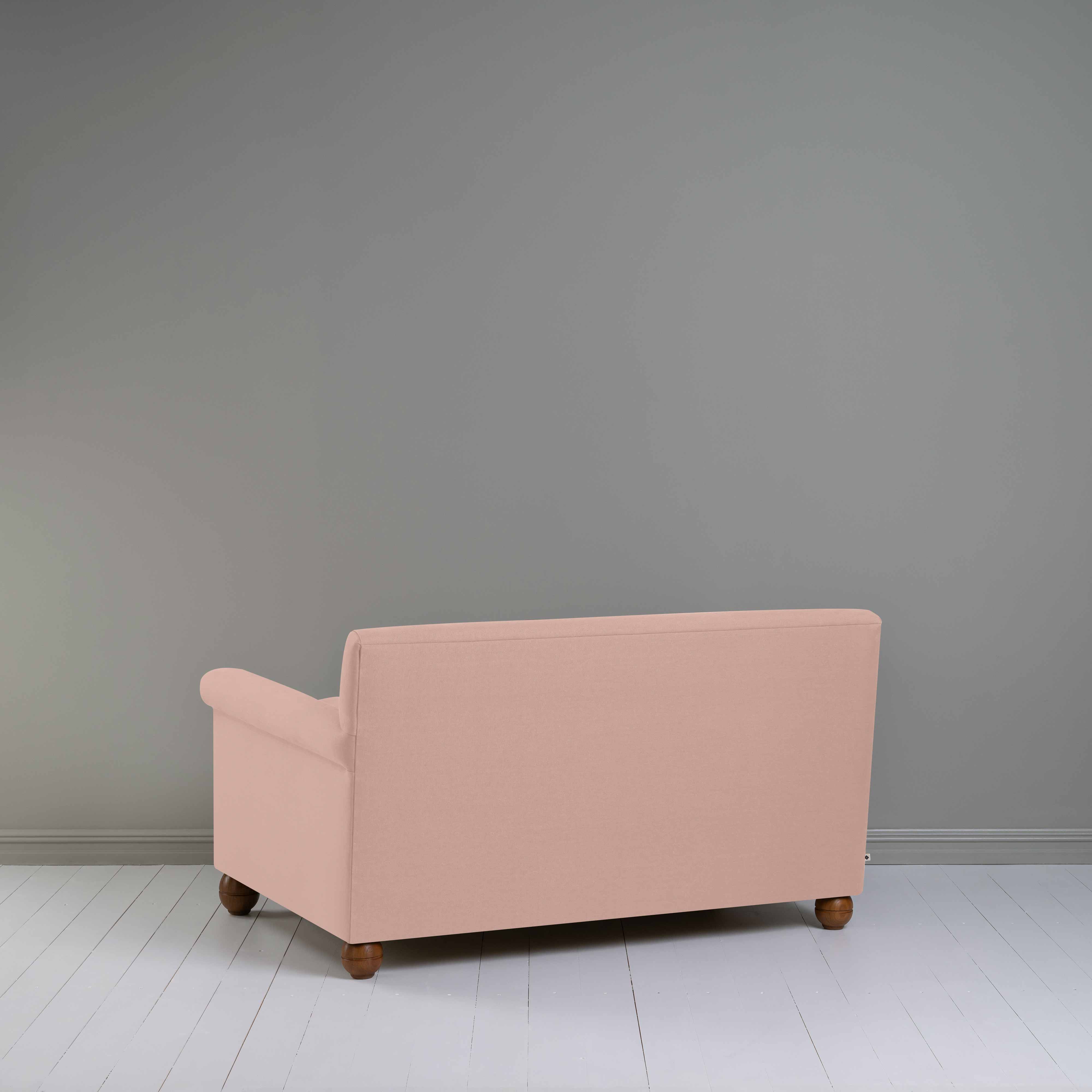  Idler 2 Seater Sofa in Laidback Linen Dusky Pink 