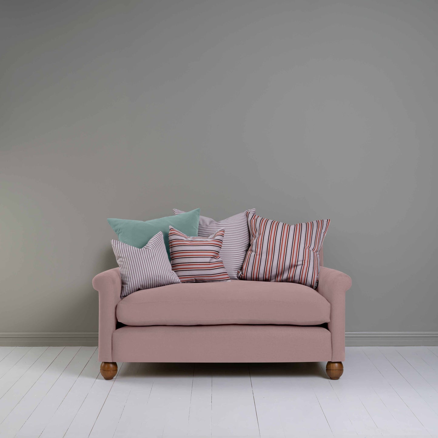 Idler 2 Seater Sofa in Laidback Linen Heather - Nicola Harding