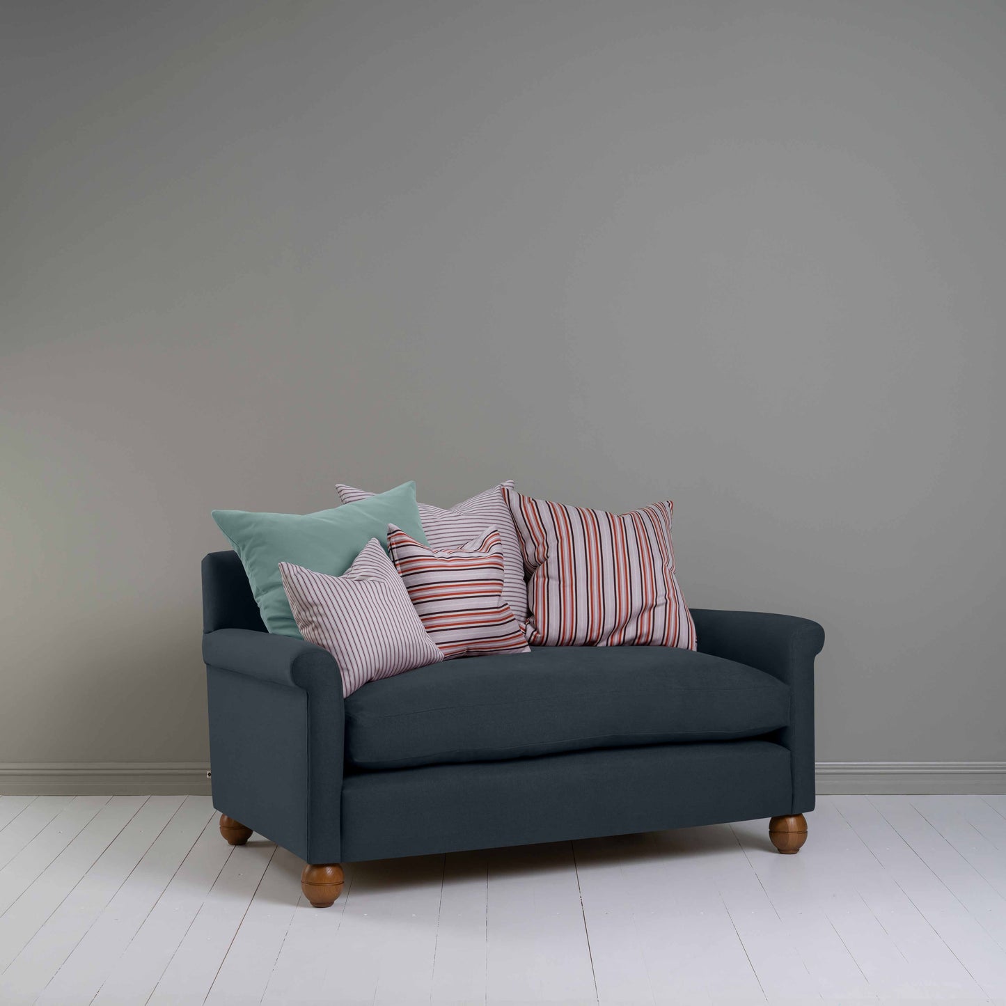 Idler 2 Seater Sofa in Laidback Linen Midnight