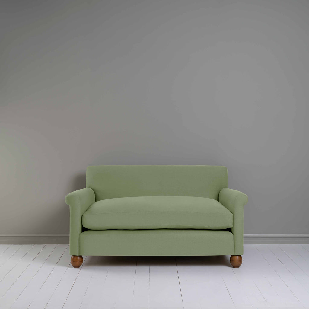  Idler 2 Seater Sofa in Laidback Linen Moss - Nicola Harding 
