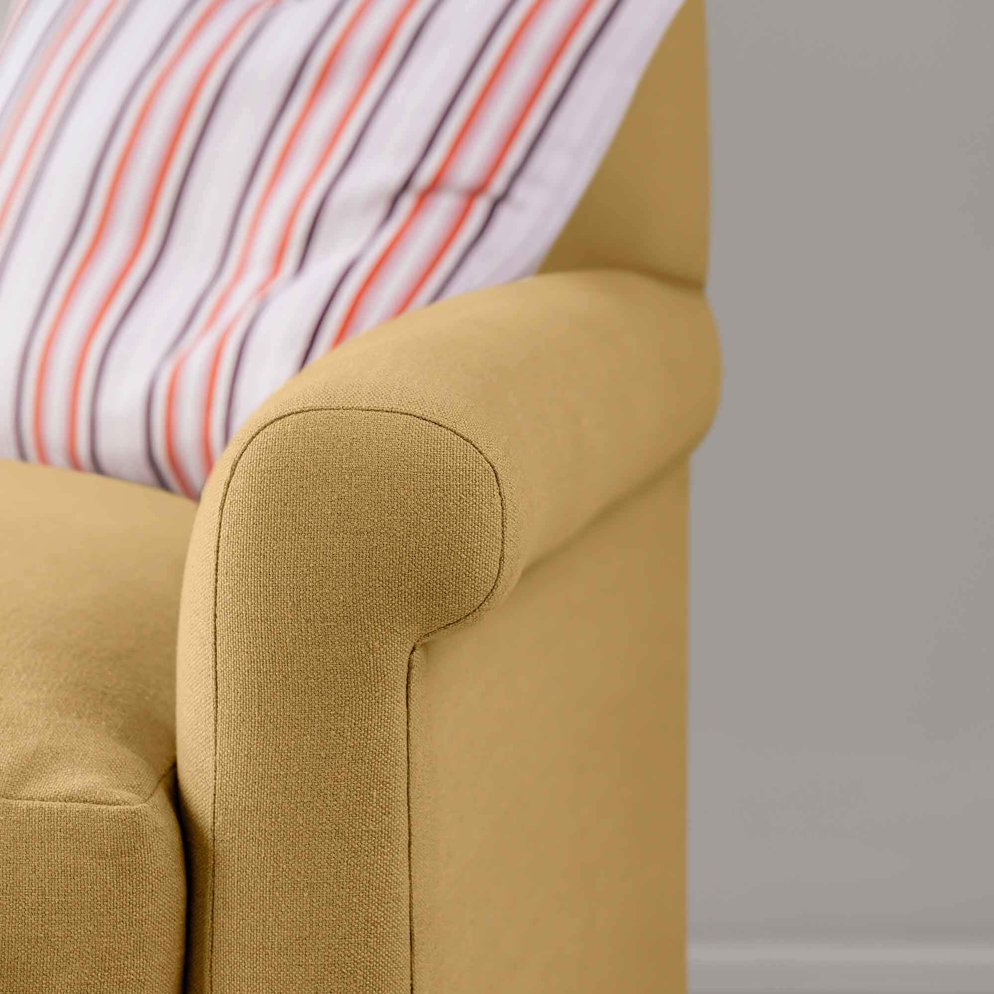  Idler 2 Seater Sofa in Laidback Linen Ochre - Nicola Harding 