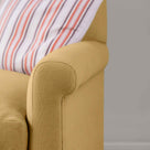  Idler 2 Seater Sofa in Laidback Linen Ochre - Nicola Harding 