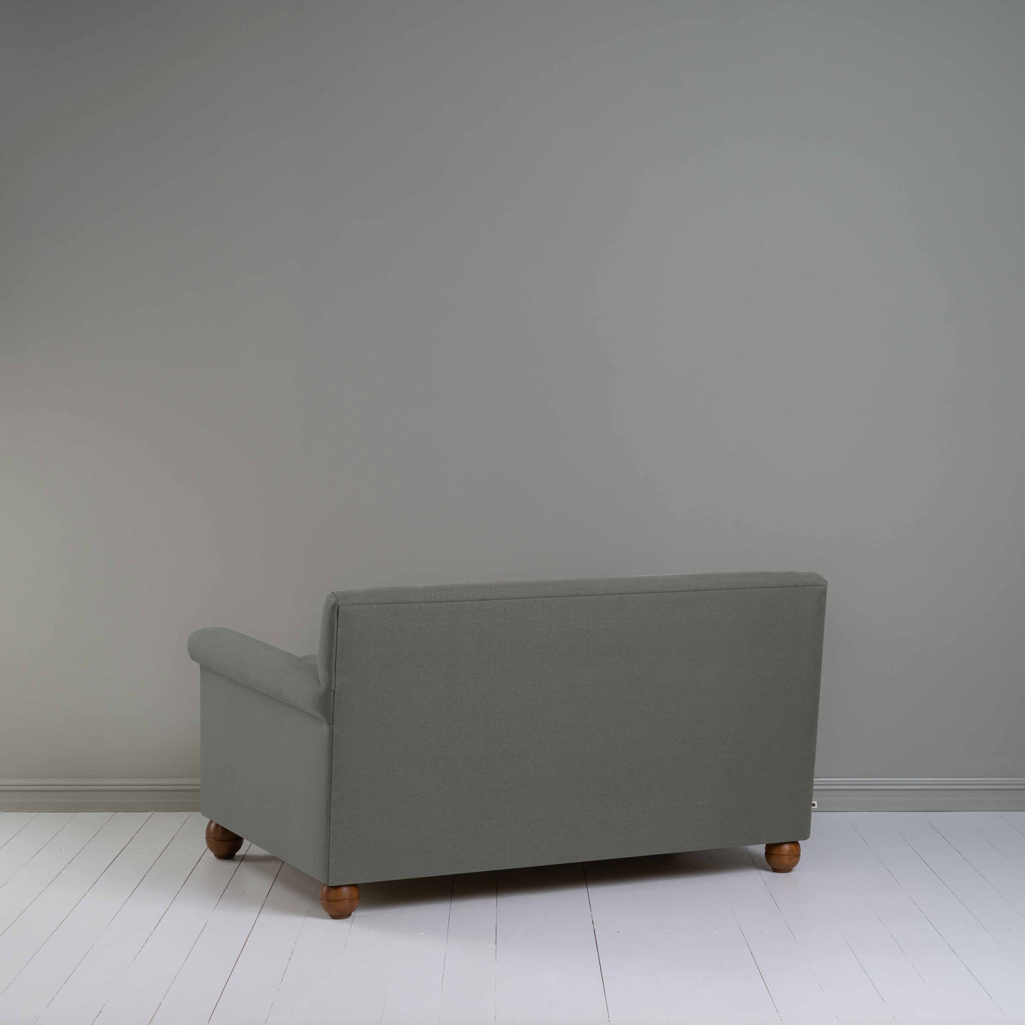 Idler 2 Seater Sofa in Laidback Linen Shadow - Nicola Harding