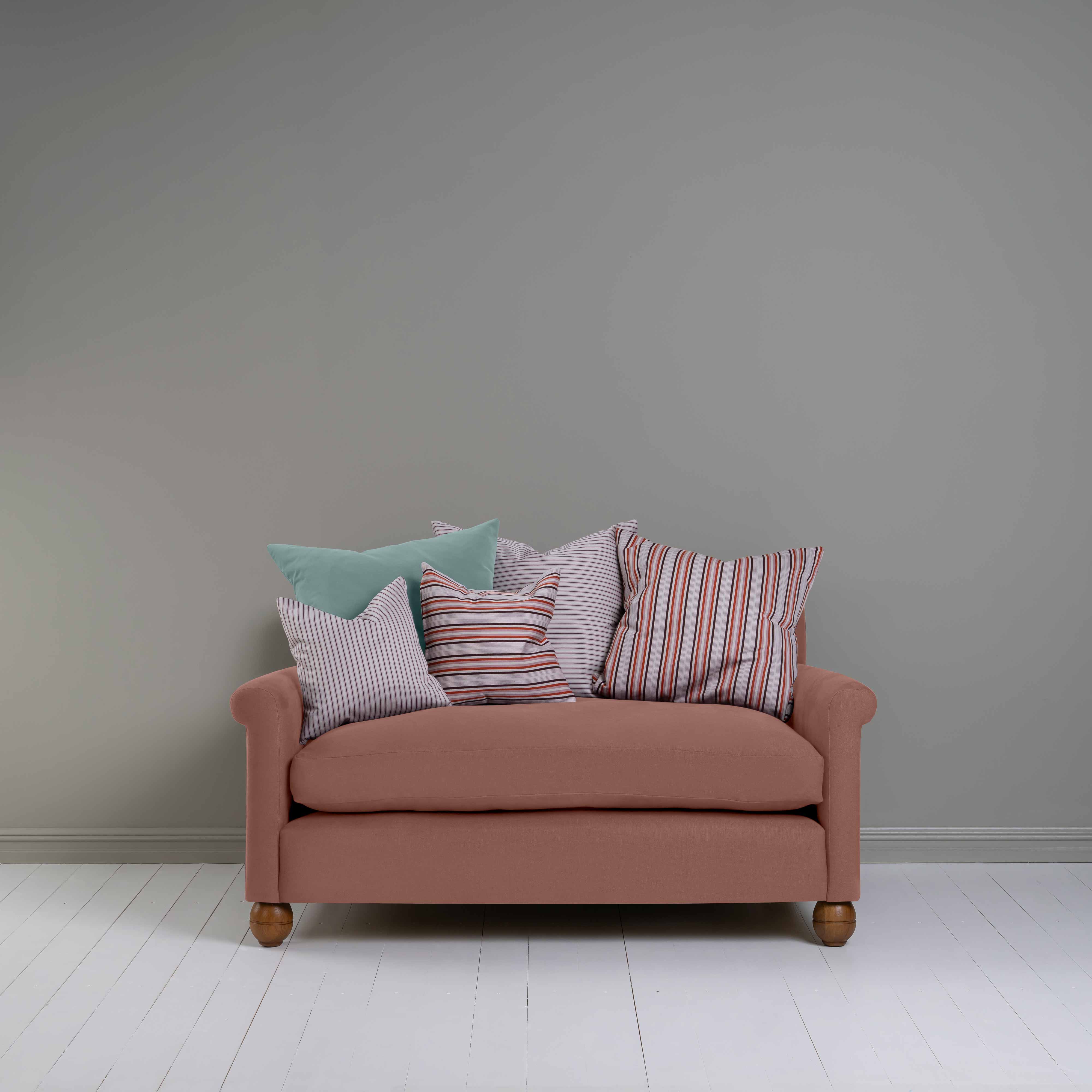  Idler 2 Seater Sofa in Laidback Linen Sweet Briar - Nicola Harding 