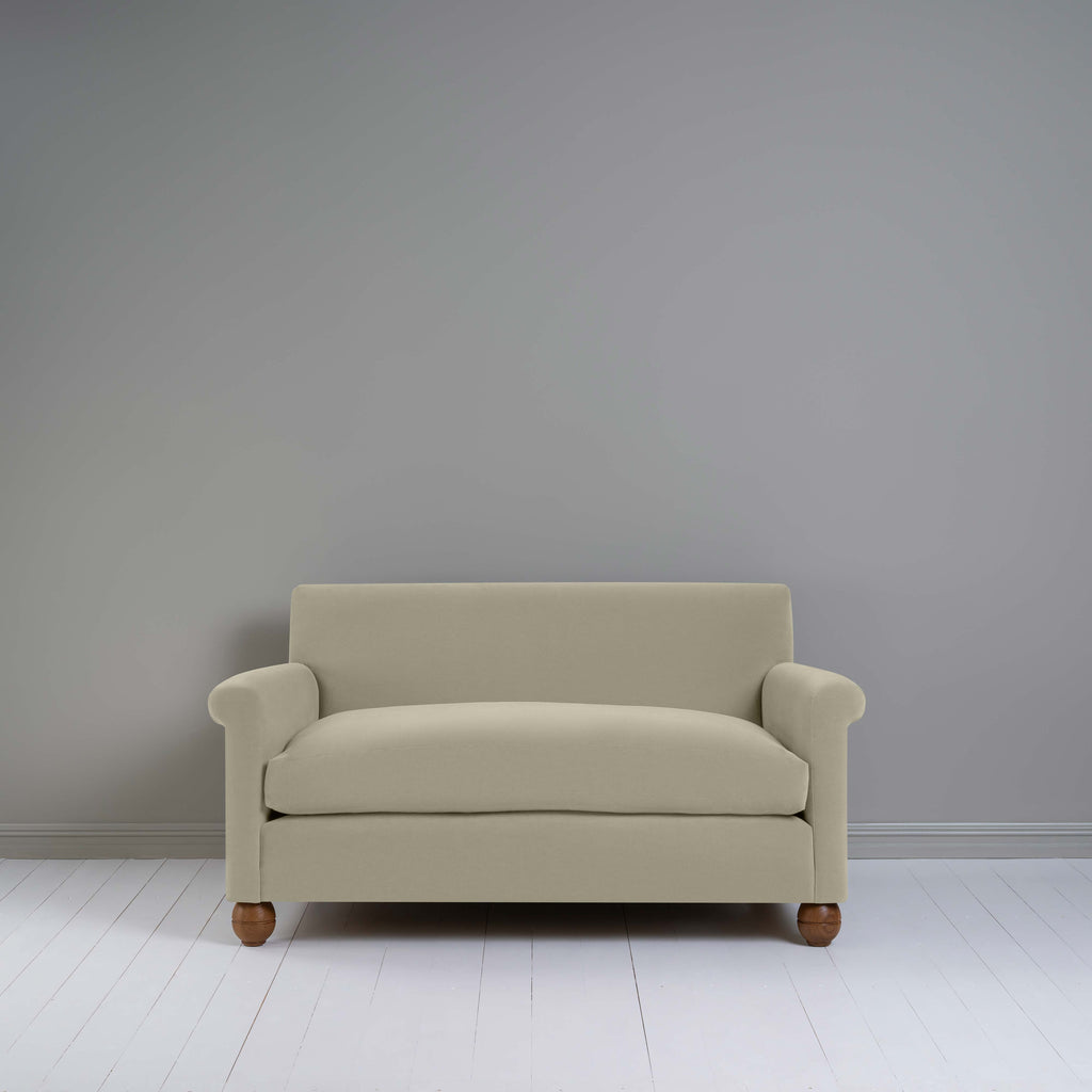  Idler 2 Seater Sofa in Intelligent Velvet Moonstone - Nicola Harding 