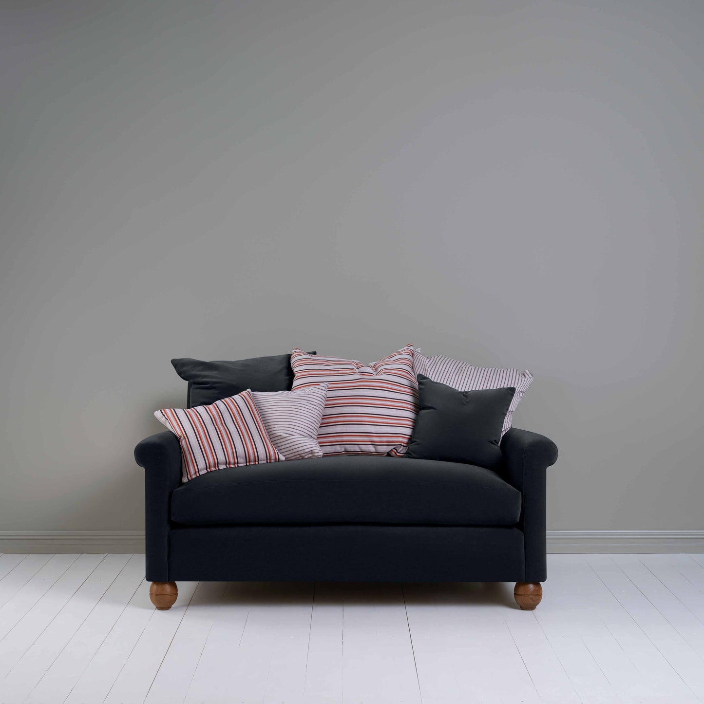 Idler 2 Seater Sofa in Intelligent Velvet Onyx