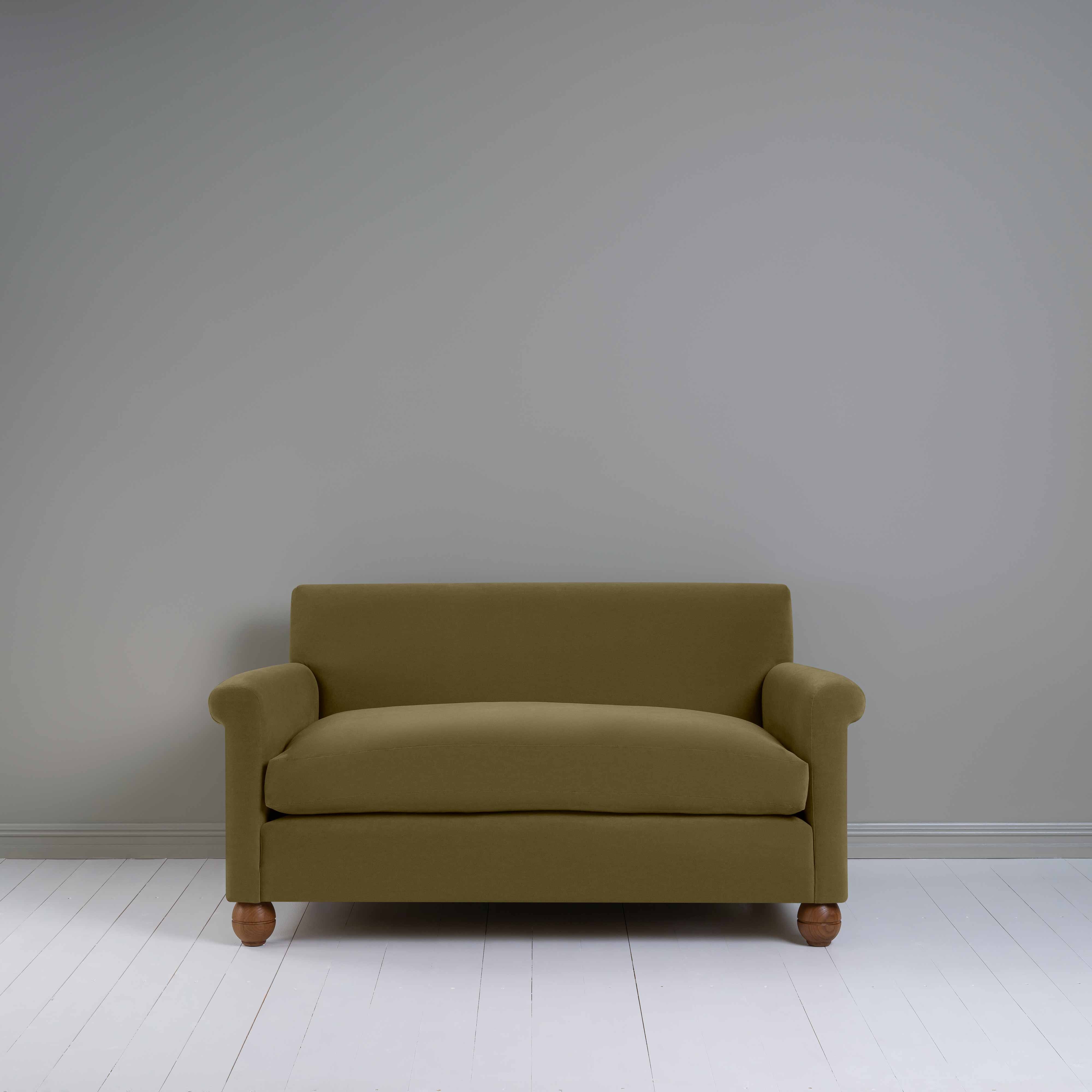  Idler 2 Seater Sofa in Intelligent Velvet Sepia 