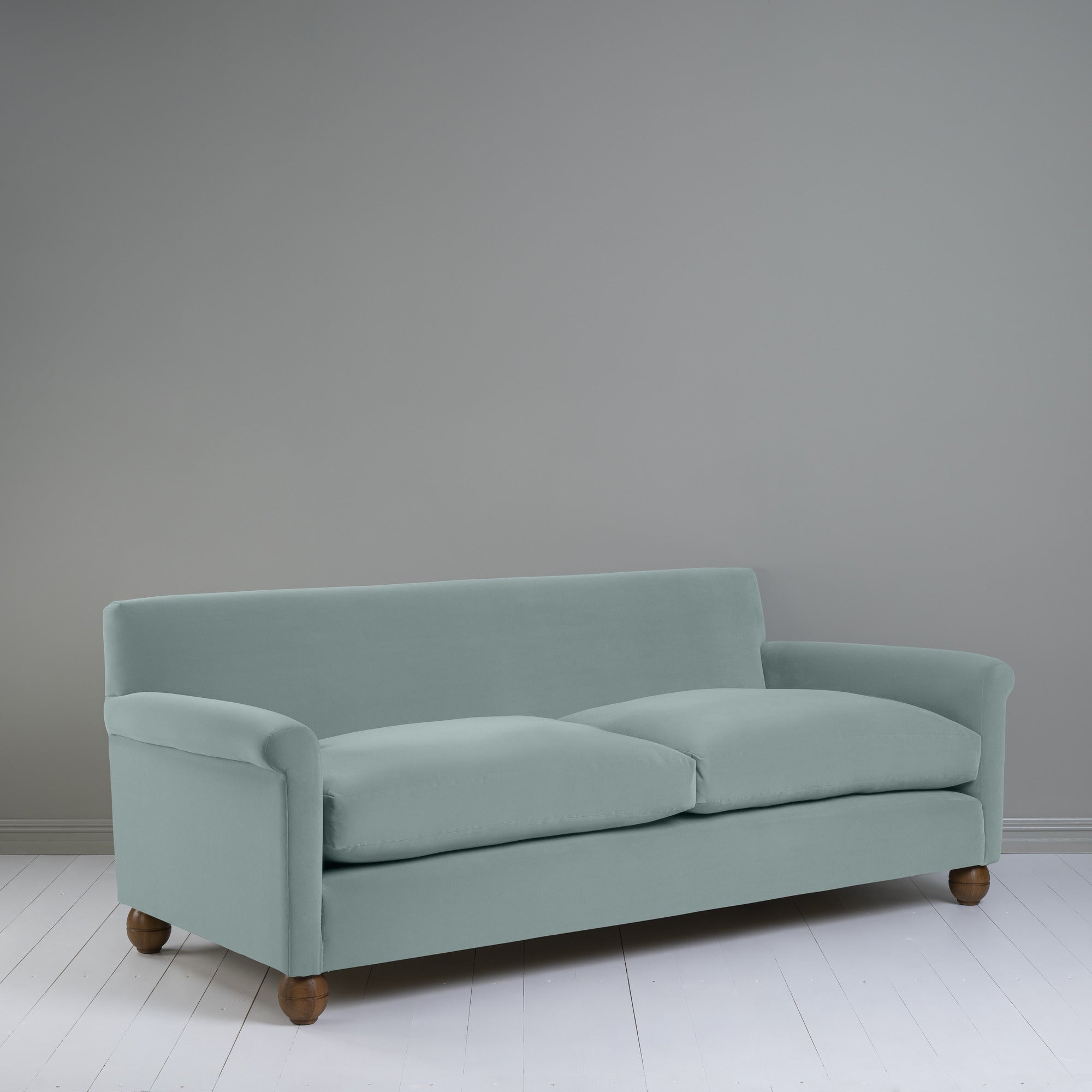  Idler 4 seater sofa in Intelligent Velvet Mineral - NiX 