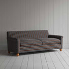  Idler 4 Seater Sofa in Regatta Cotton, Charcoal - Nicola Harding 
