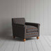 image of Idler Armchair in Regatta Cotton, Charcoal