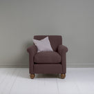  Idler Armchair in Laidback Linen Damson With Cushion - By NiX 