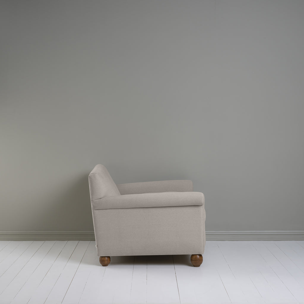  Idler Love Seat in Laidback Linen Pearl Grey 