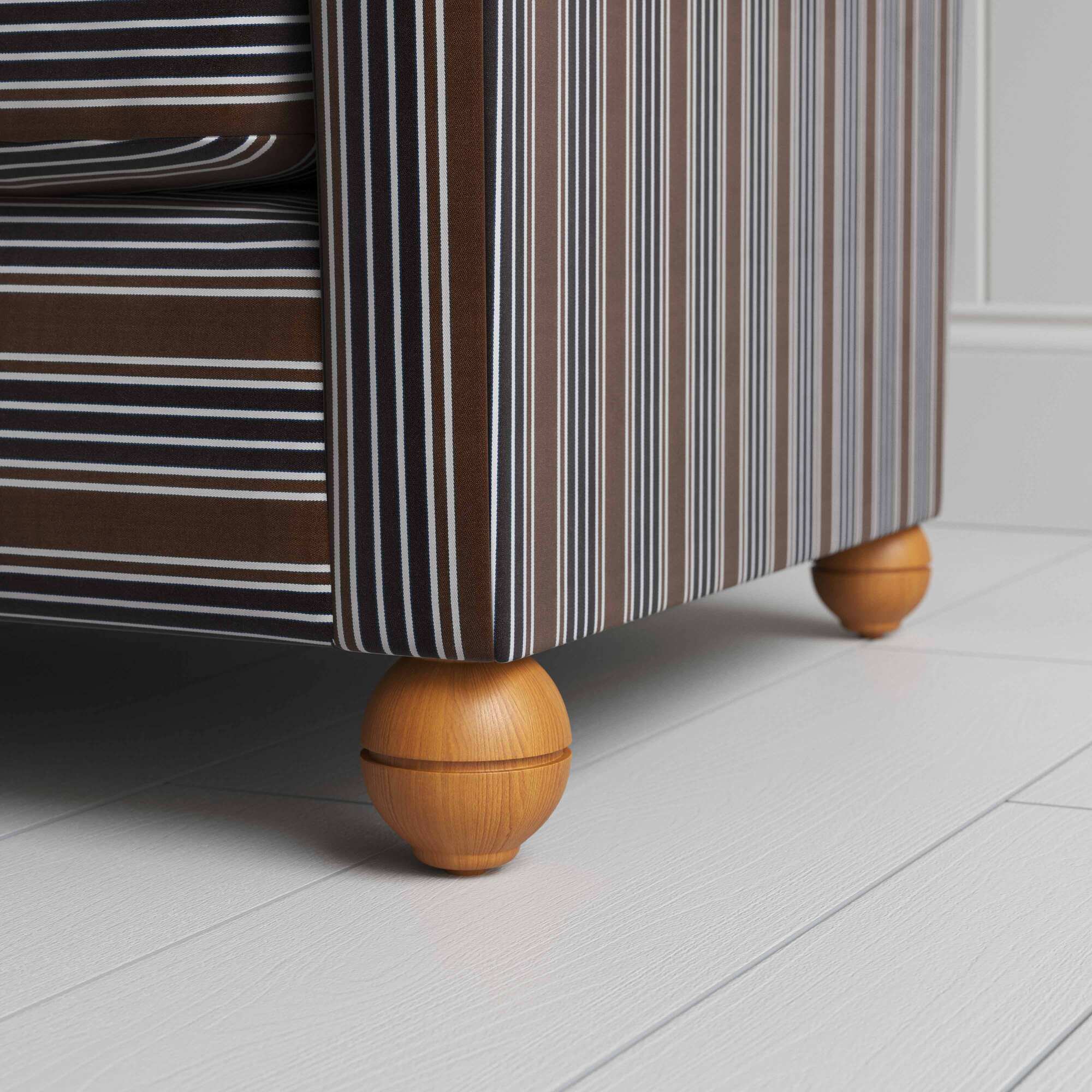  Round Wooden Foot Closeup - Nicola Harding & Co. 