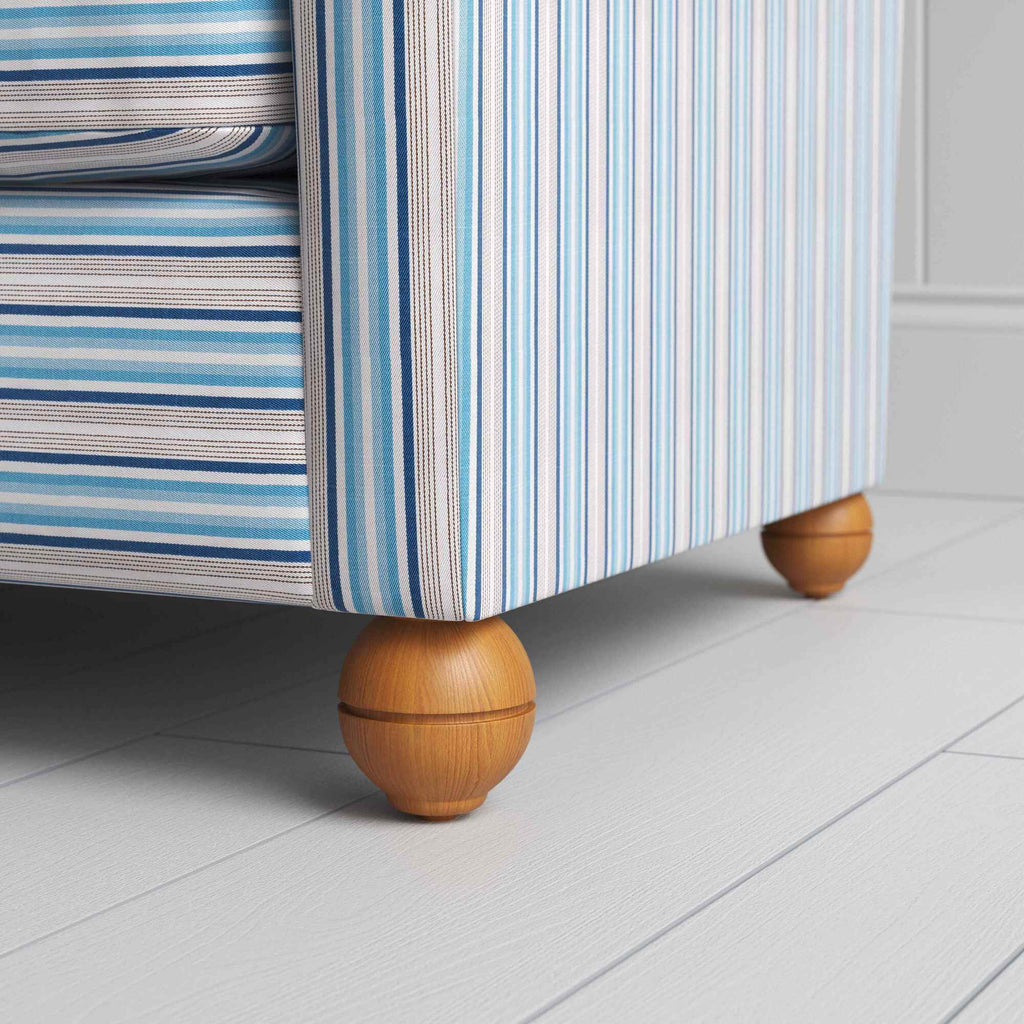  Round Wooden Foot Closeup of NiX Seating Furniture - By Nicola Harding & Co. 