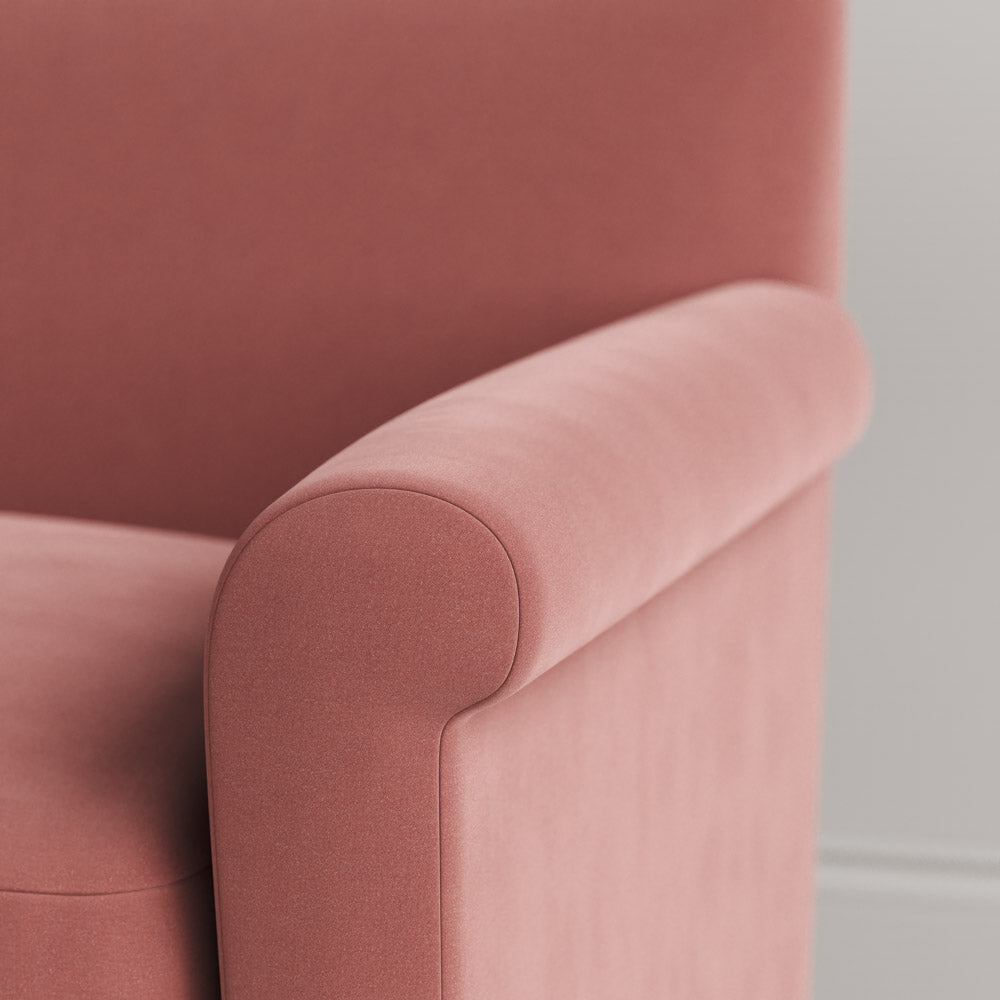  Idler Big Love Seat in Intelligent Velvet Damson 