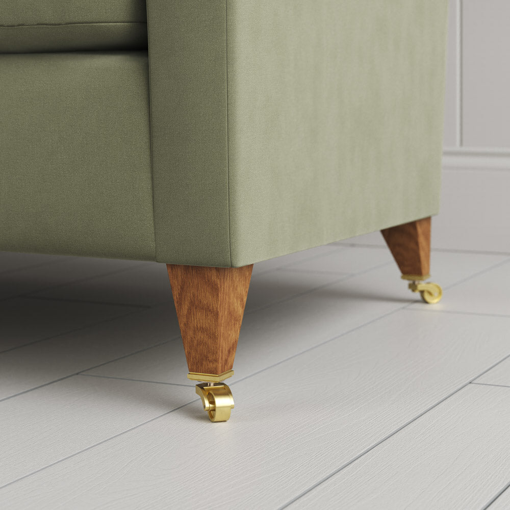 Design details of tapered legs with caster wheels by NiX