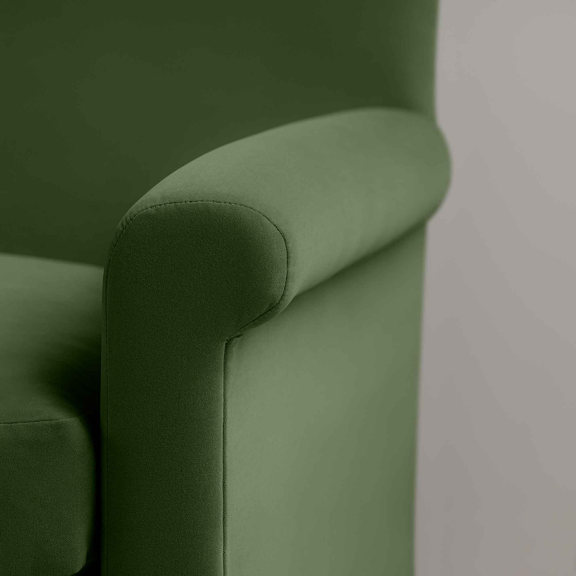  Idler Love Seat in Intelligent Velvet Juniper - Nicola Harding 