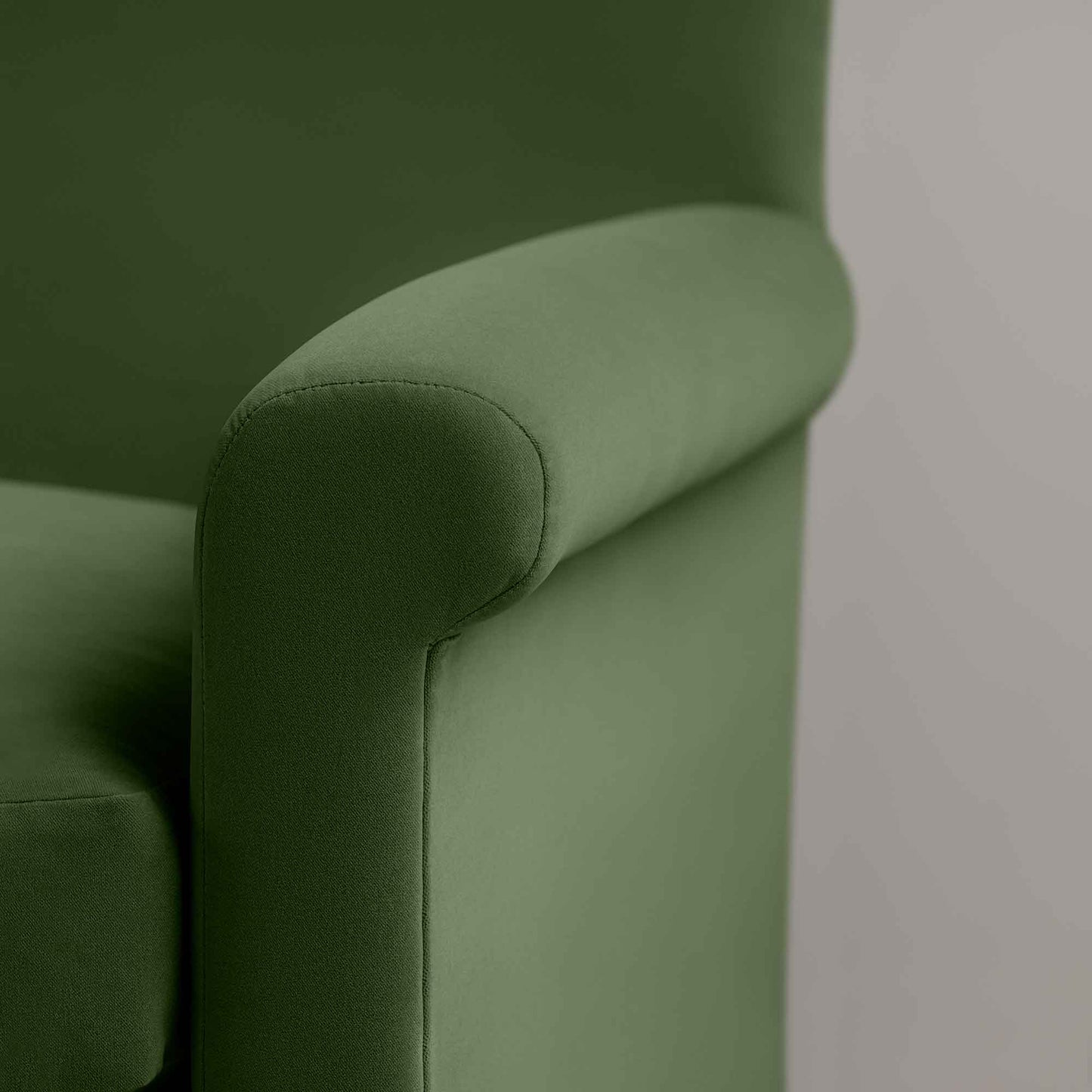 Idler Love Seat in Intelligent Velvet Juniper - Nicola Harding